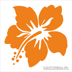bloem sticker 20 hybiscus