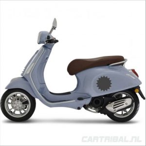 sticker van ster scooter