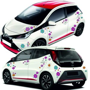 foto stickers bloemenset 10