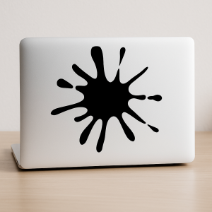 Verfspat sticker