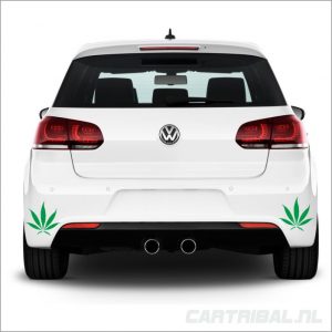 wietblad sticker