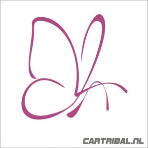 vlinder sticker 0935