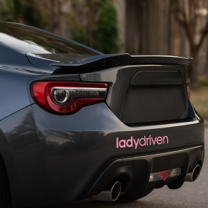 Lady Driven sticker