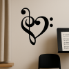 Muzieknoot sticker