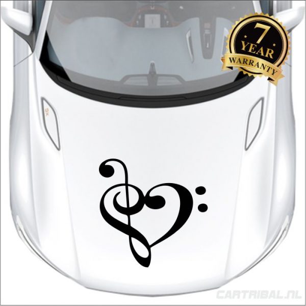 Muzieknoot Sticker Model 1 - Afbeelding 4