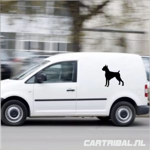 boxer hond sticker