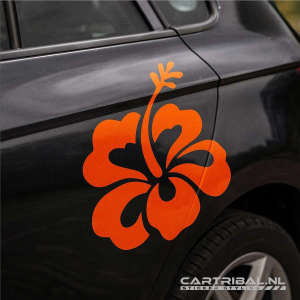 hibiscus bloem sticker 36