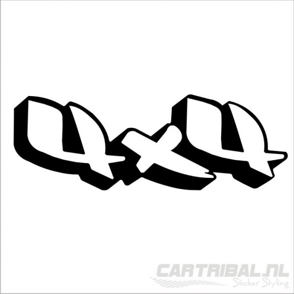 4x4 offroad sticker model 3 - Afbeelding 2