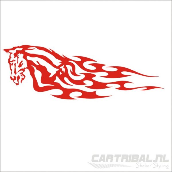 tribal sticker van paard model 10