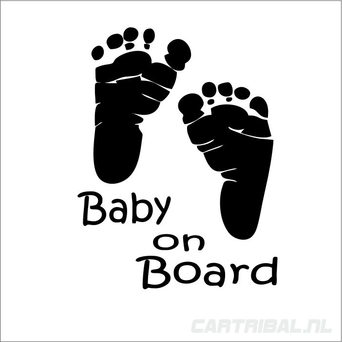 baby on board sticker model 4 - Afbeelding 2
