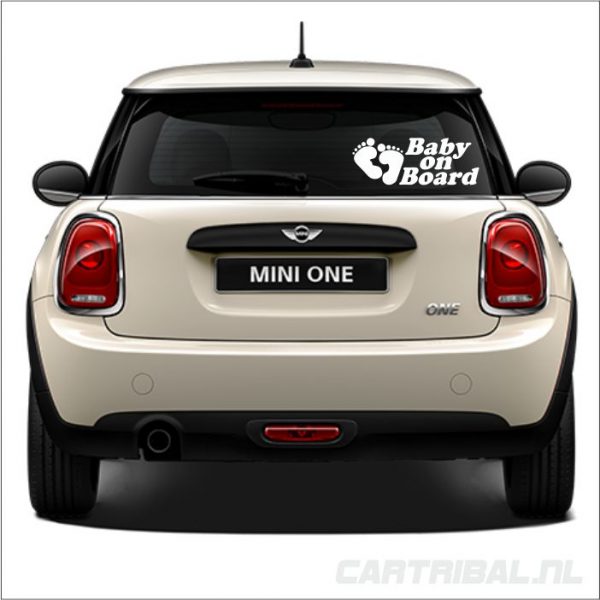 baby on board sticker model 9