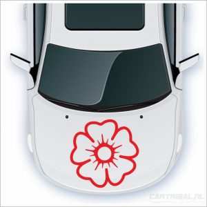 sticker van bloem