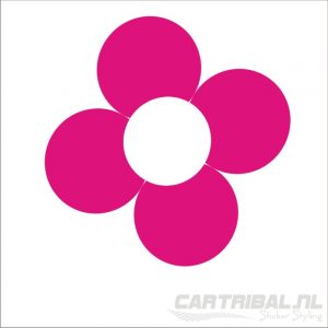 bloemen sticker model 27