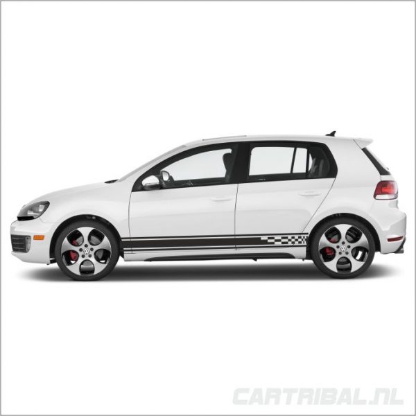 checkered striping model 4 - Afbeelding 4