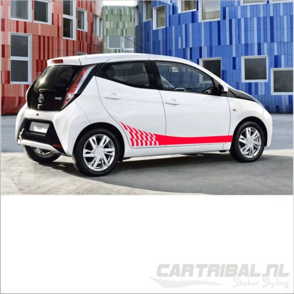 city car striping set 5 - Afbeelding 2