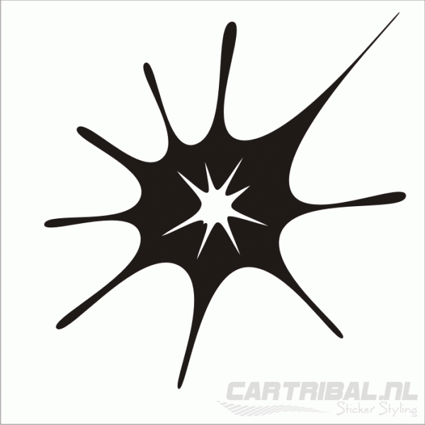design 2350 verfspat sticker