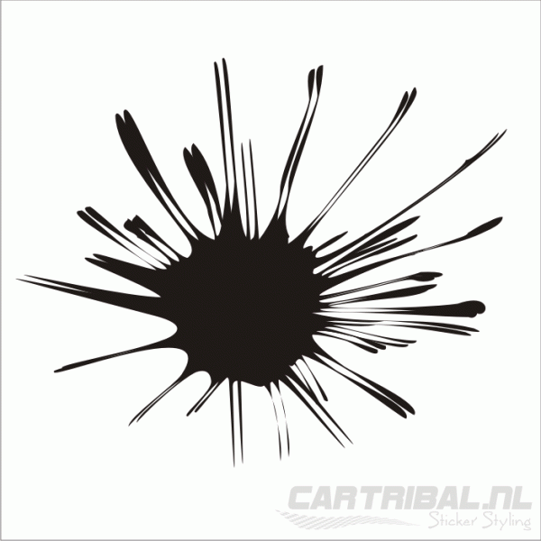 design 2525 verfspat sticker