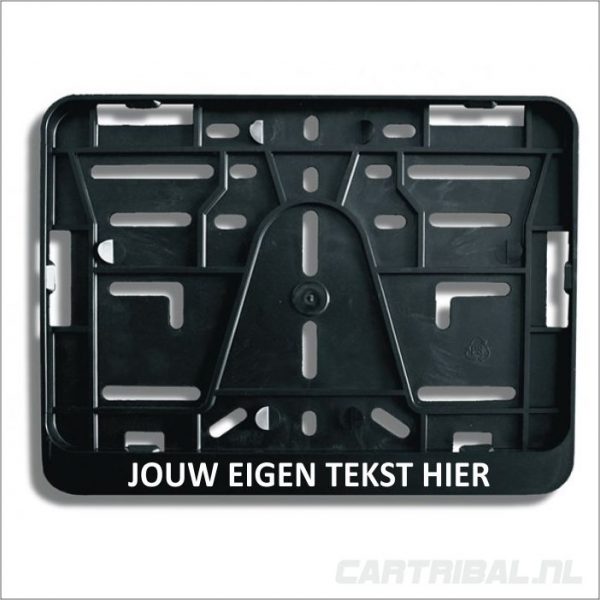 Motor Kentekenplaathouder Met Eigen Tekst