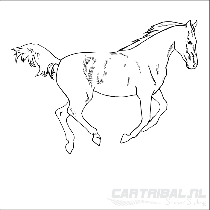paard 0170 sticker