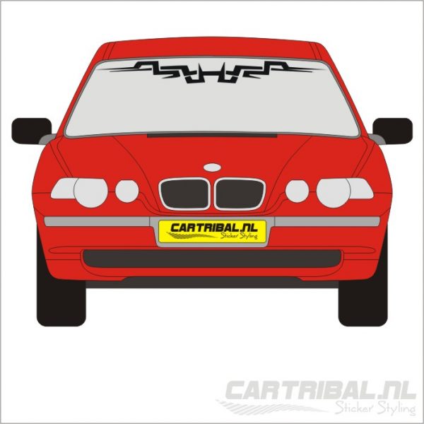 raamstreamer sticker model 6 - Afbeelding 2