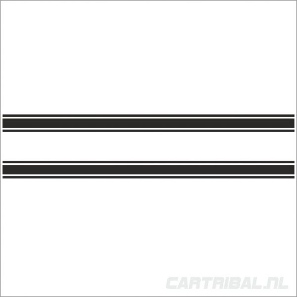 striping zijkant auto model 3 - Afbeelding 3