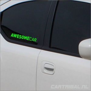 awesome car sticker