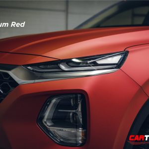 cartribal wrapfolie mat rod aluminium arlon