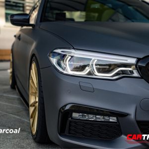 wrapfolie satijn charcoal metallic