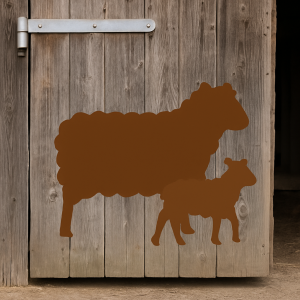 schaap lammetje sticker