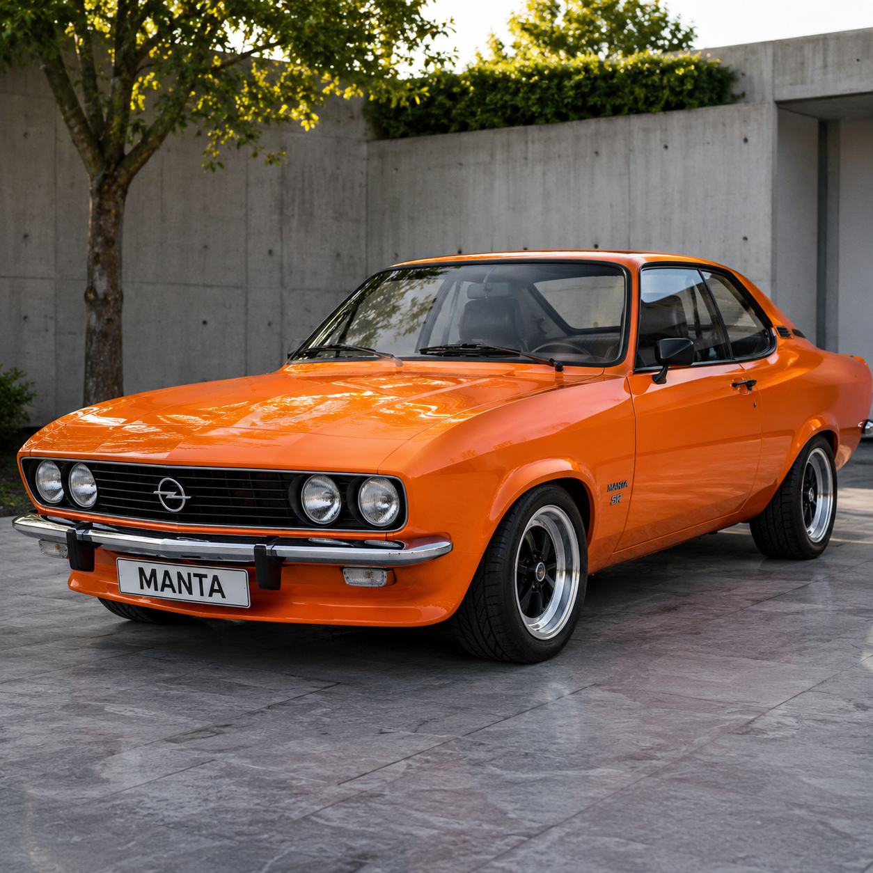 Hoogglans oranje wrapfolie van Arlon 406