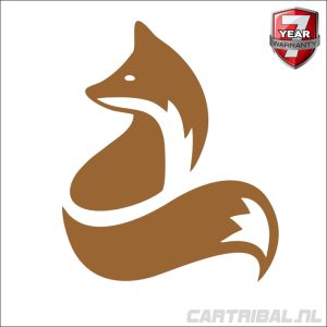 sticker van een vos