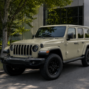 Hoogglans khaki groen wrapfolie van Arlon 415