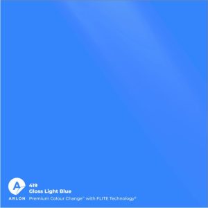 arlon glans licht blauw wrapfolie