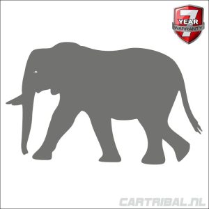 sticker van een olifant