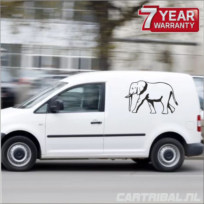 bestel nu deze sticker van een olifant