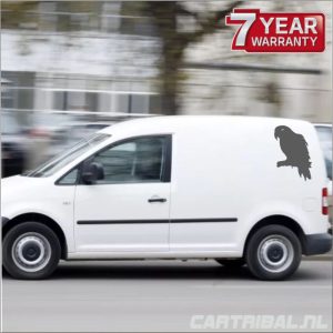 sticker van papagaai