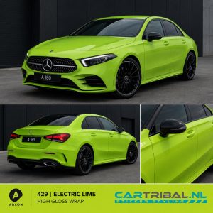 electrice lime wrapfolie arlon 429 lime groen