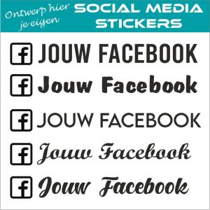 facebook stickers bij cartribal.nl