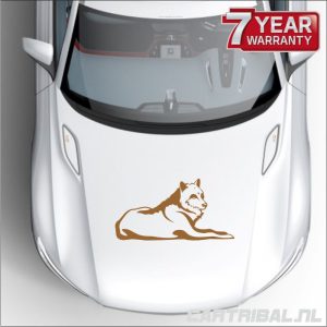 sticker van wolf