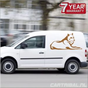 sticker van wolf