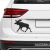 zweden eland moose sticker