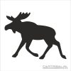 zweden eland moose sticker