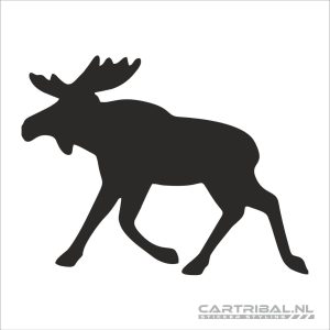 zweden eland moose sticker