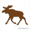 zweden eland moose sticker