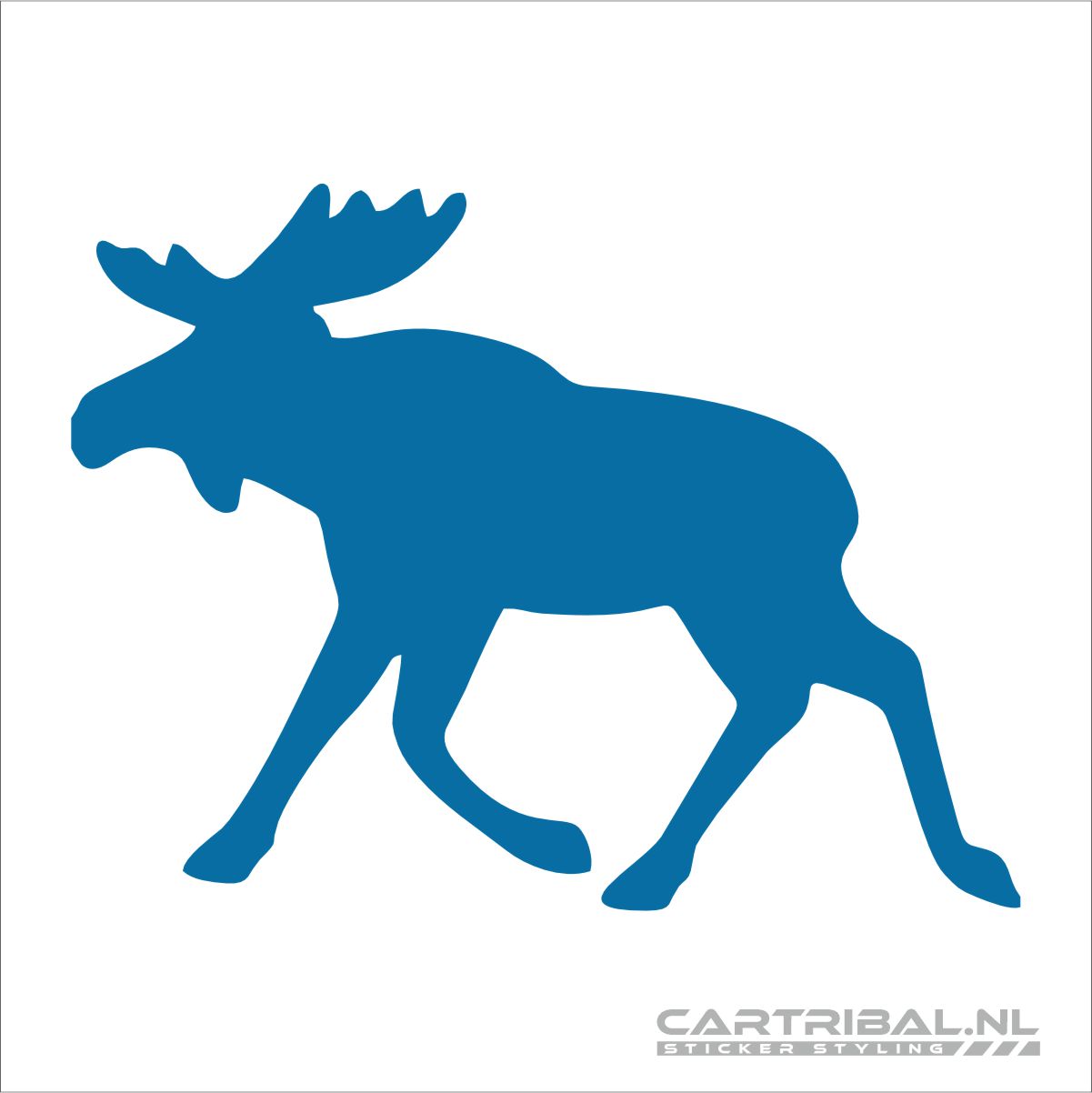 zweden eland moose sticker