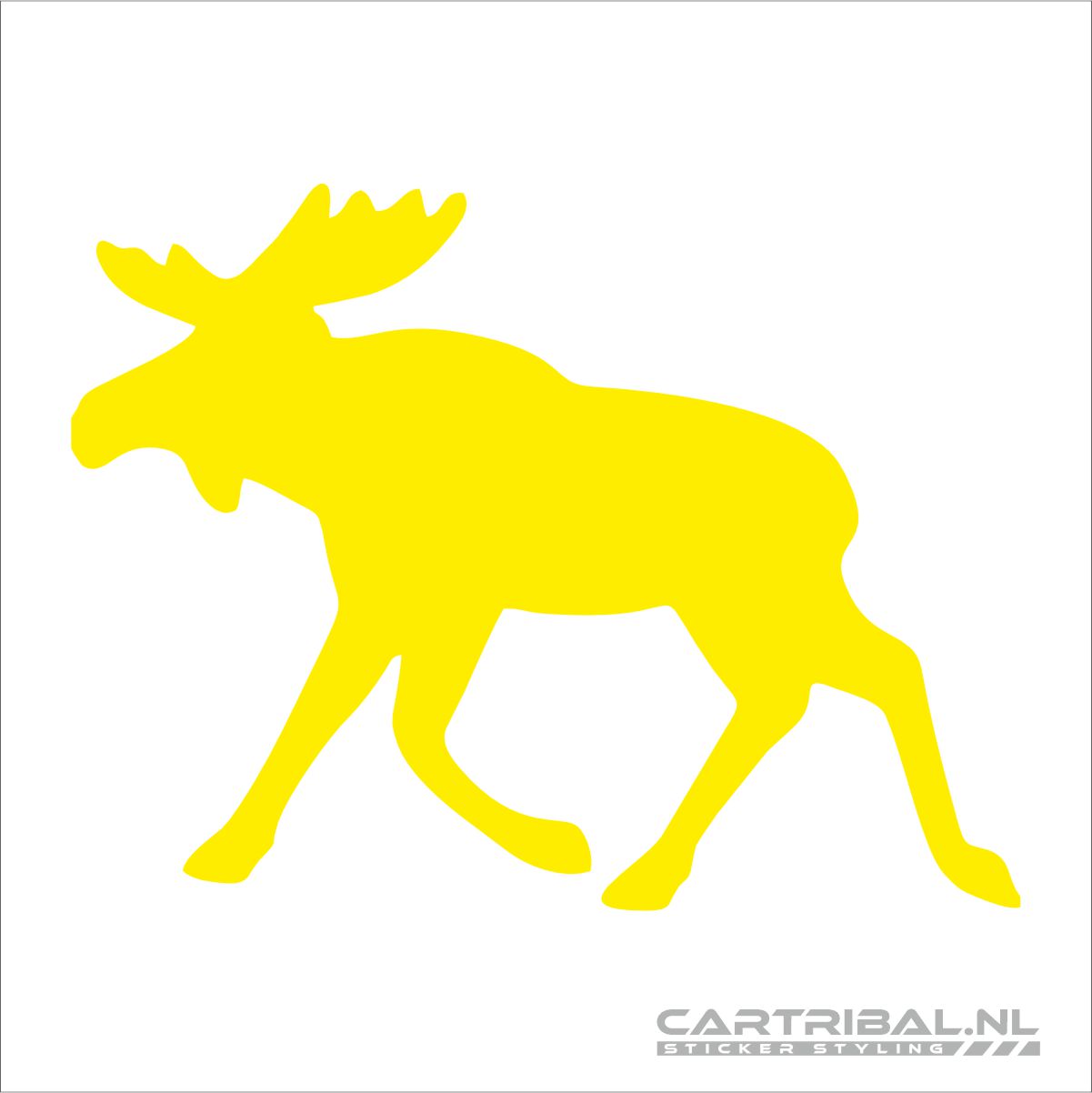 zweden eland moose sticker
