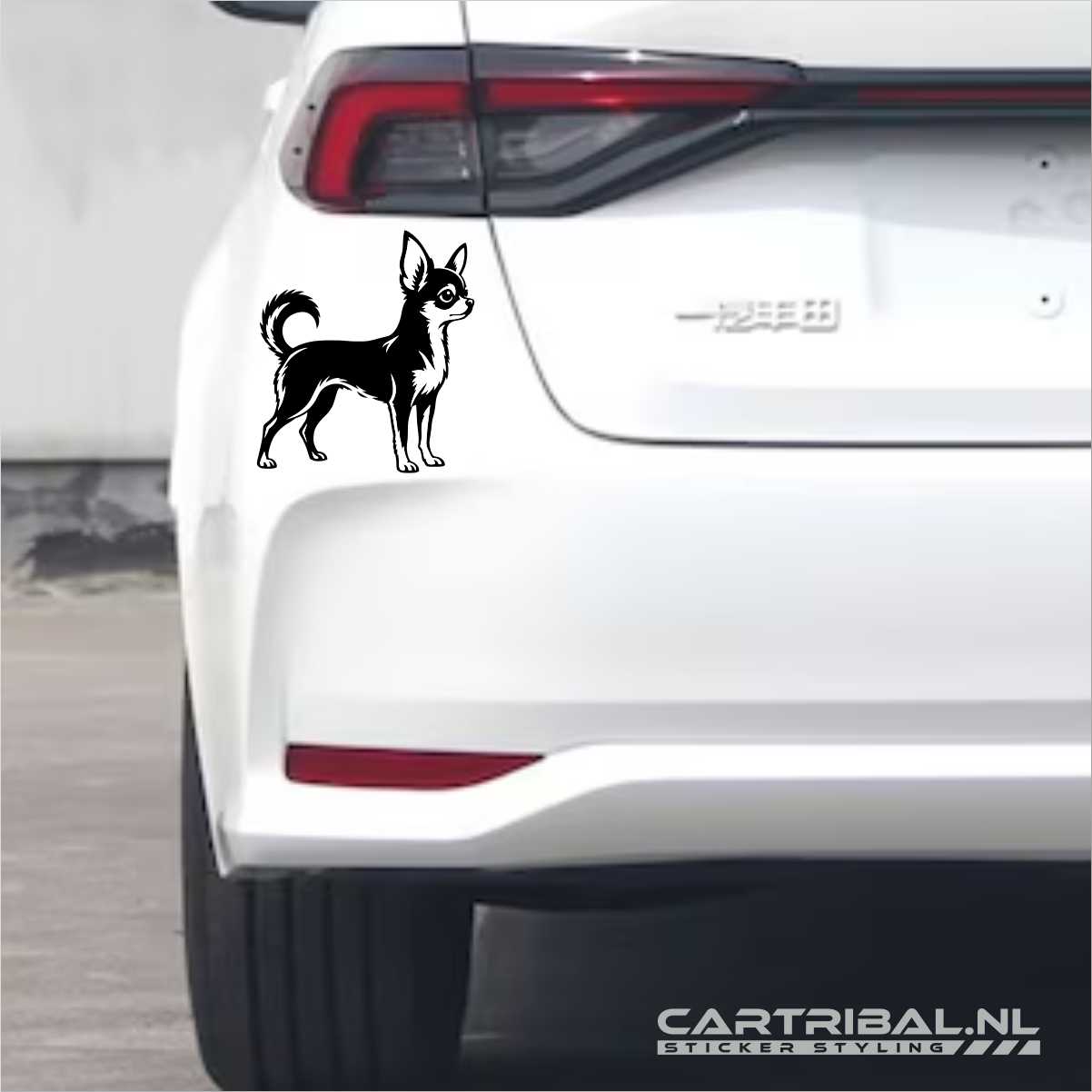 chihuahua hond sticker