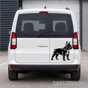 sticker van franse bulldog