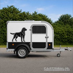 sticker van labrador
