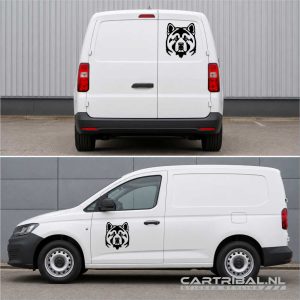 kop van akita inu sticker